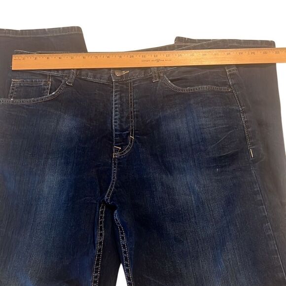 Calvin Klein Blue Relaxed Straight 5 Pocket Men's Jeans Size 36 - Picture 10 of 10